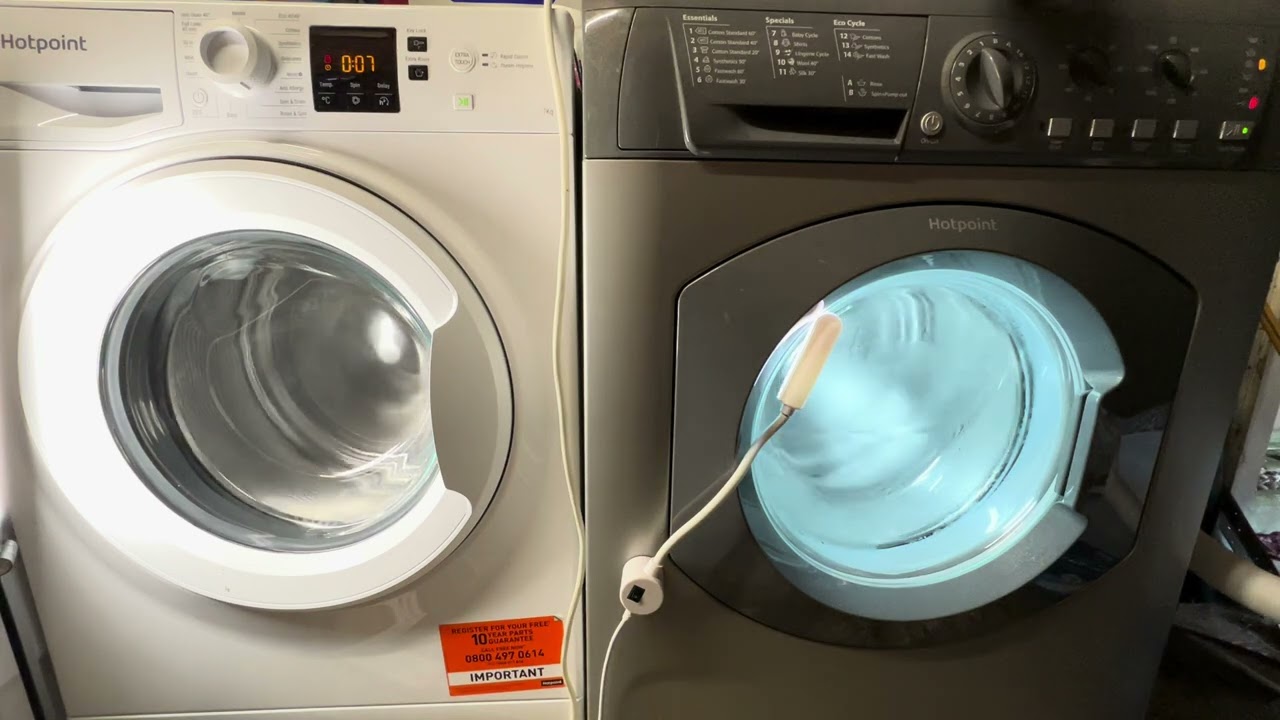 Hotpoint NSWR743U - Hotpoint HE8L493GUK Spin Race
