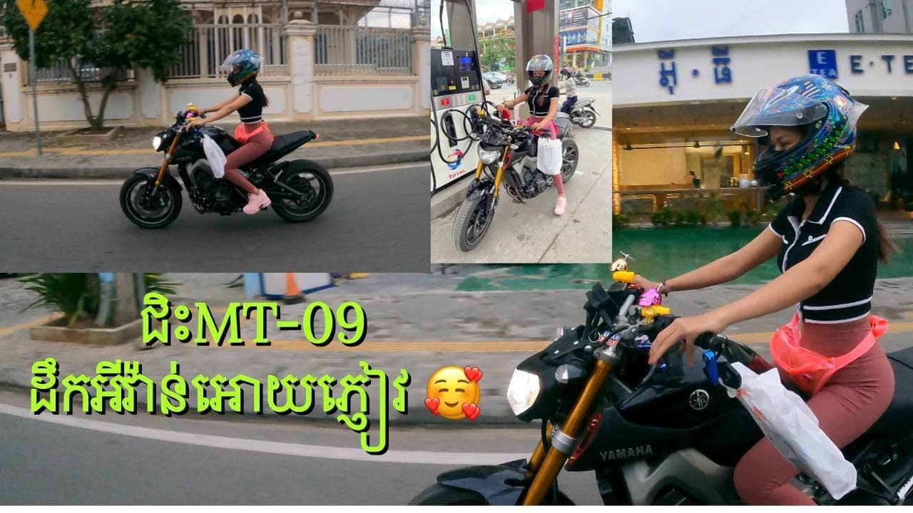 Delivery with Yamaha MT09 2015 to brother at sokha 🥰🥰🥰
