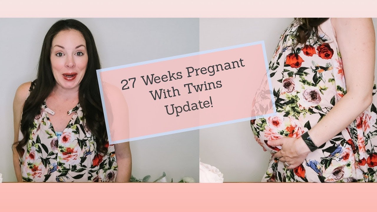 27 week pregnancy twin update | End of Second Trimester