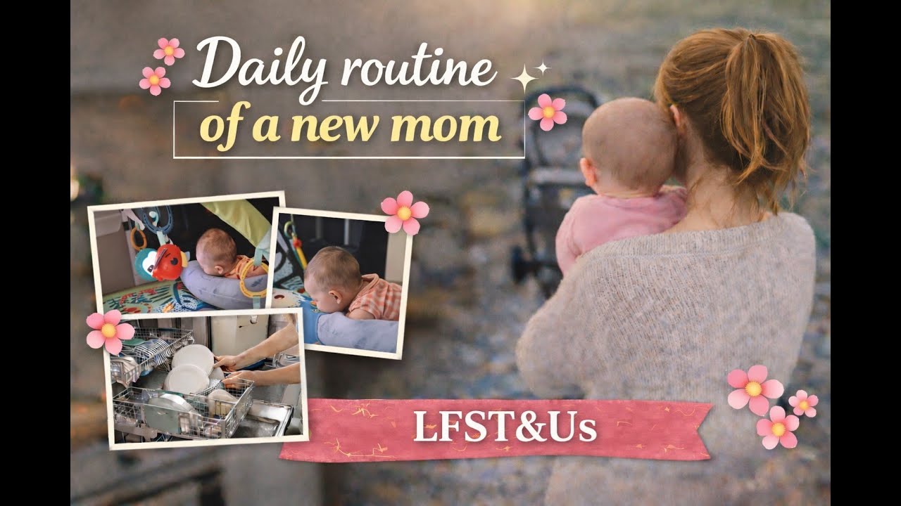 1// Daily calm routine of a new mom //SAHM vlog
