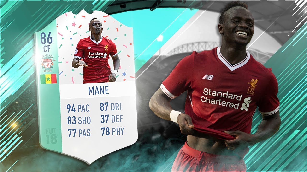 FIFA 18 FUT Birthday Mane Review 🎉🎂 86 Fut Birthday Sadio Mane Player Review - Fifa 18 Ultimate Team