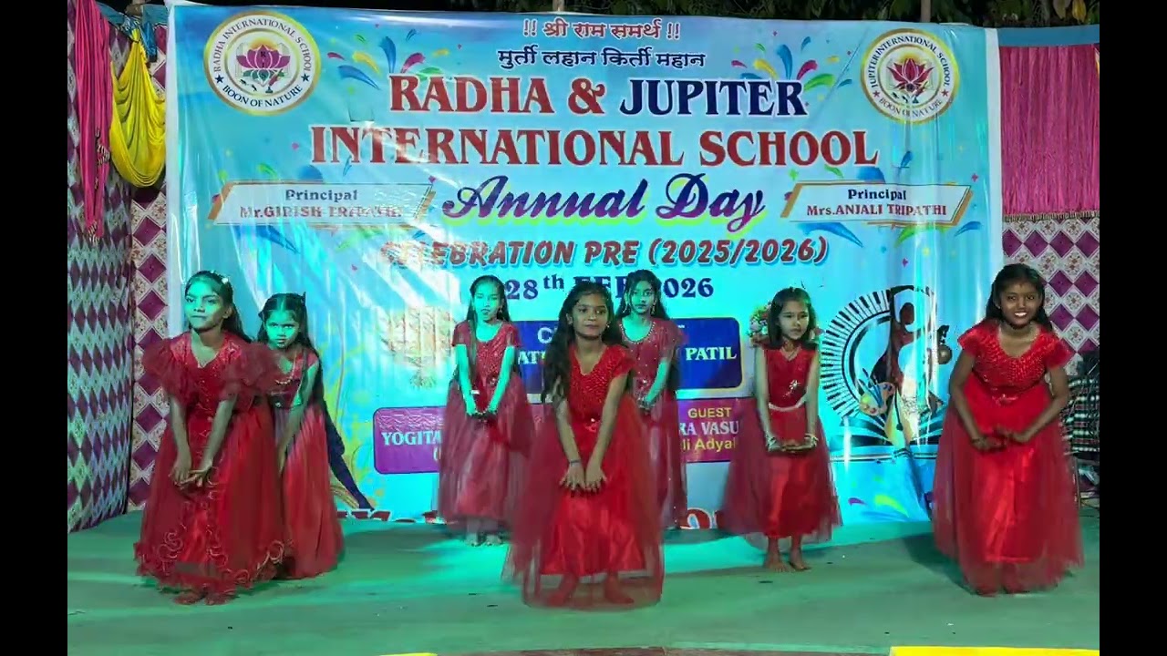 Radha & Jupiter International School.                           Chittiyaan Kalaiyaan Dance 2025-2026
