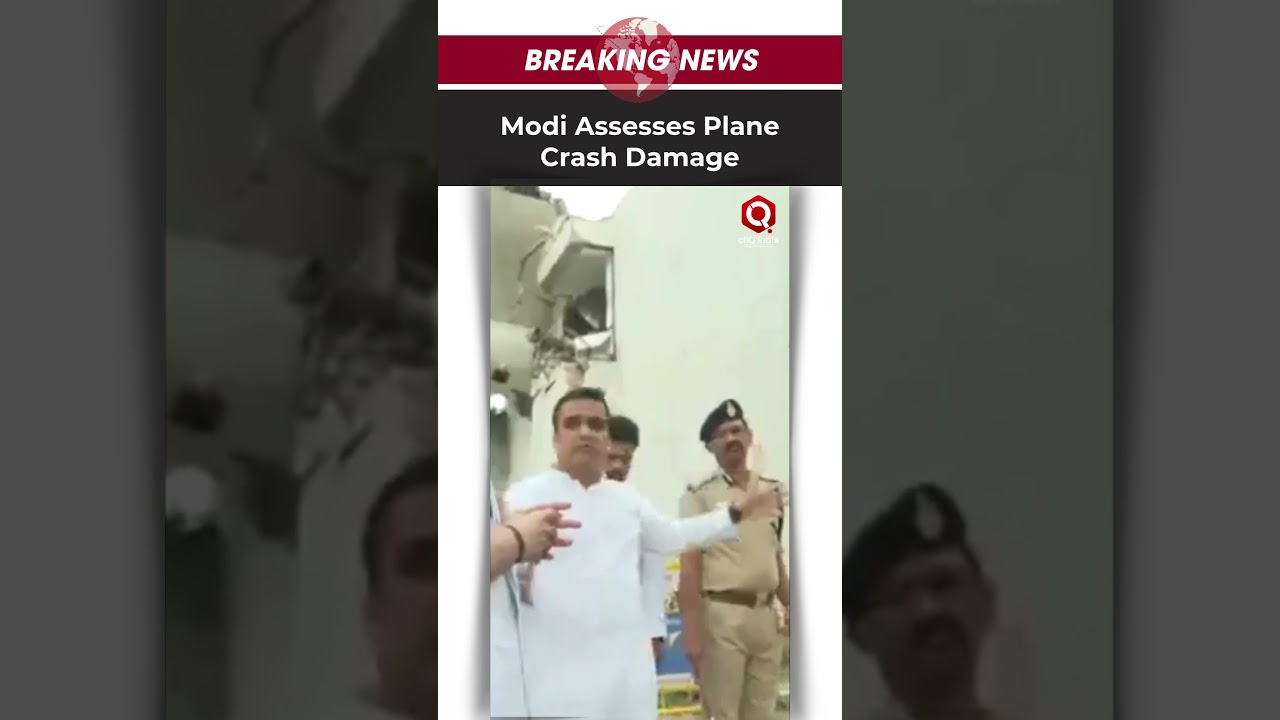 PM Modi Visits Air India Crash Site in Ahmedabad