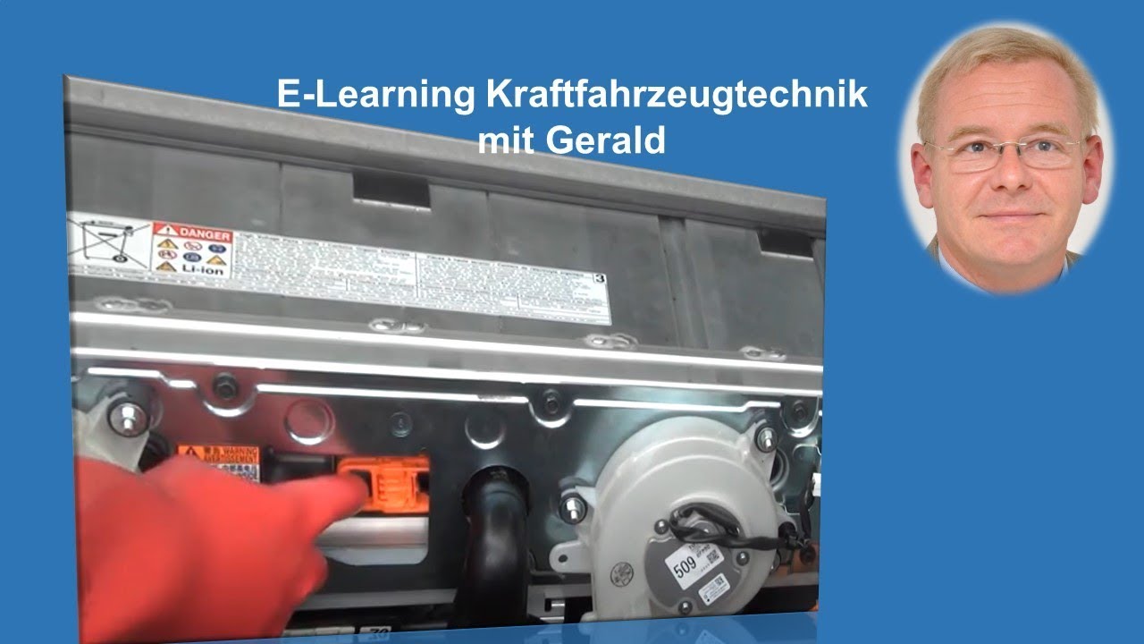 Toyota Prius Hybrid Hochvolt-System spannungsfrei schalten E-Learning Kraftfahrzeugtechnik