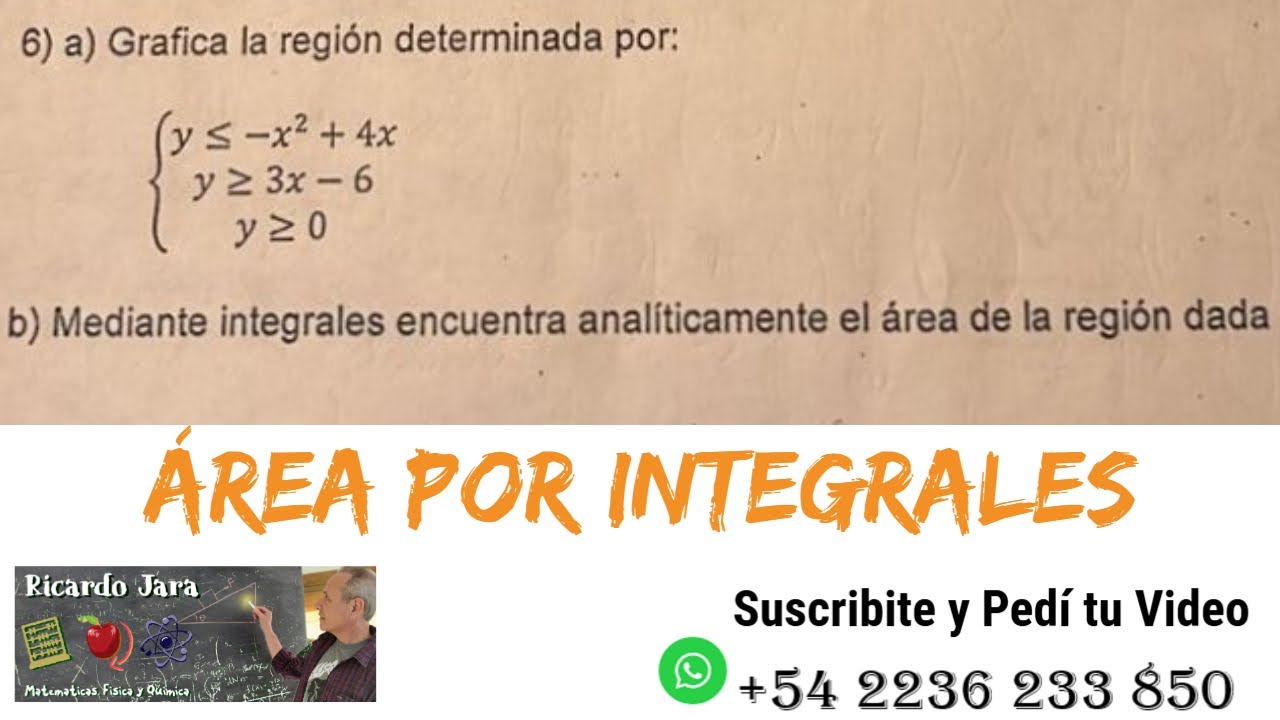 Área por Integrales