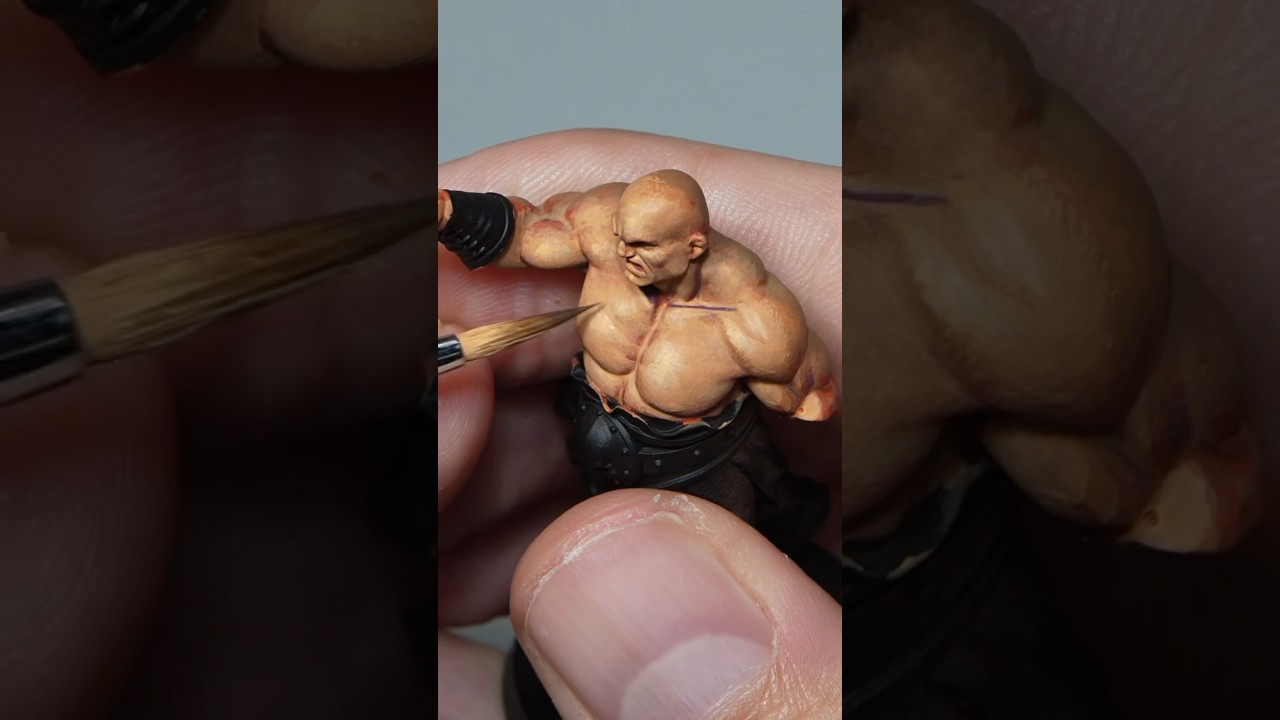 How to place lights and shadows : miniature painting #warhammer #miniaturepainting #scalemodel