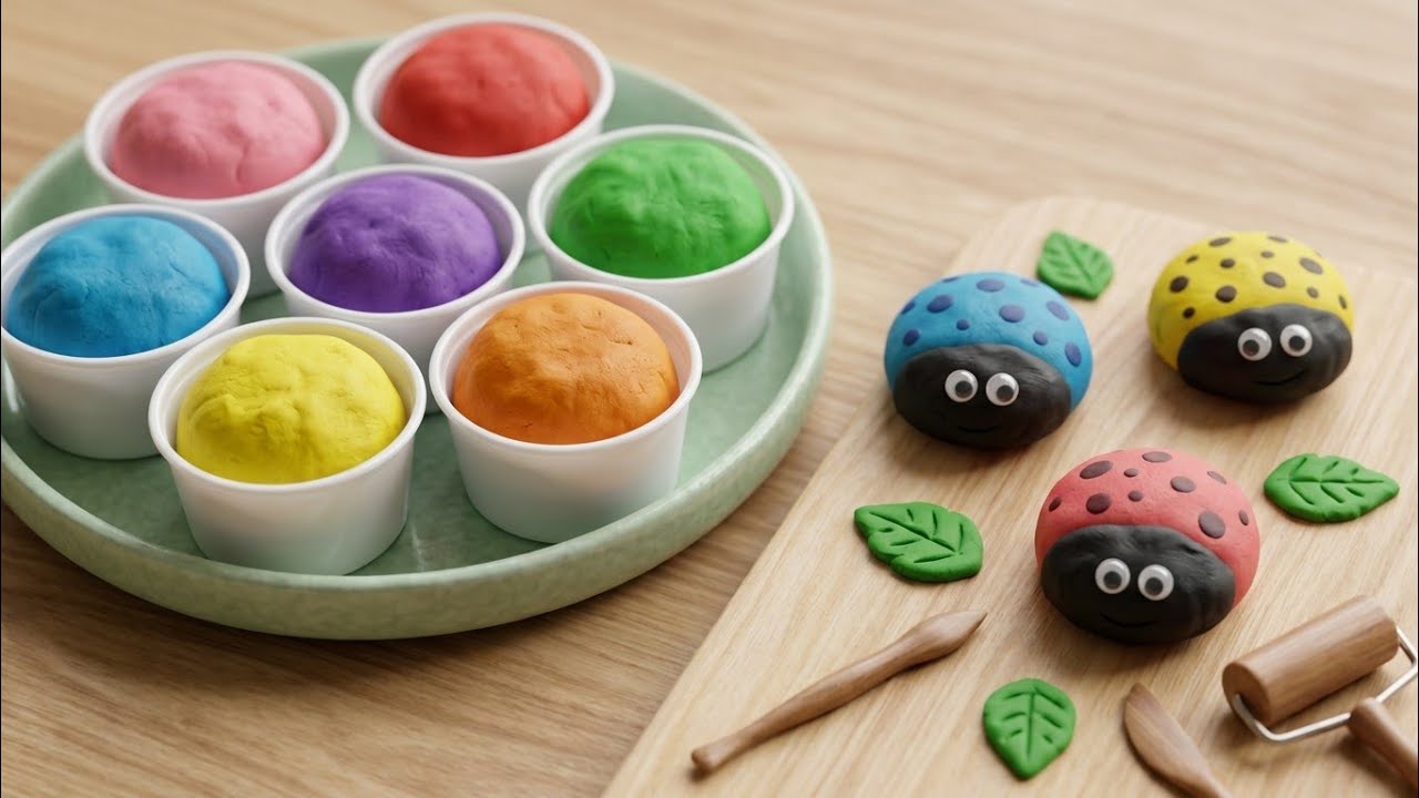 🌈🌈 clay mixing video//please subscribe and support my channel 😊