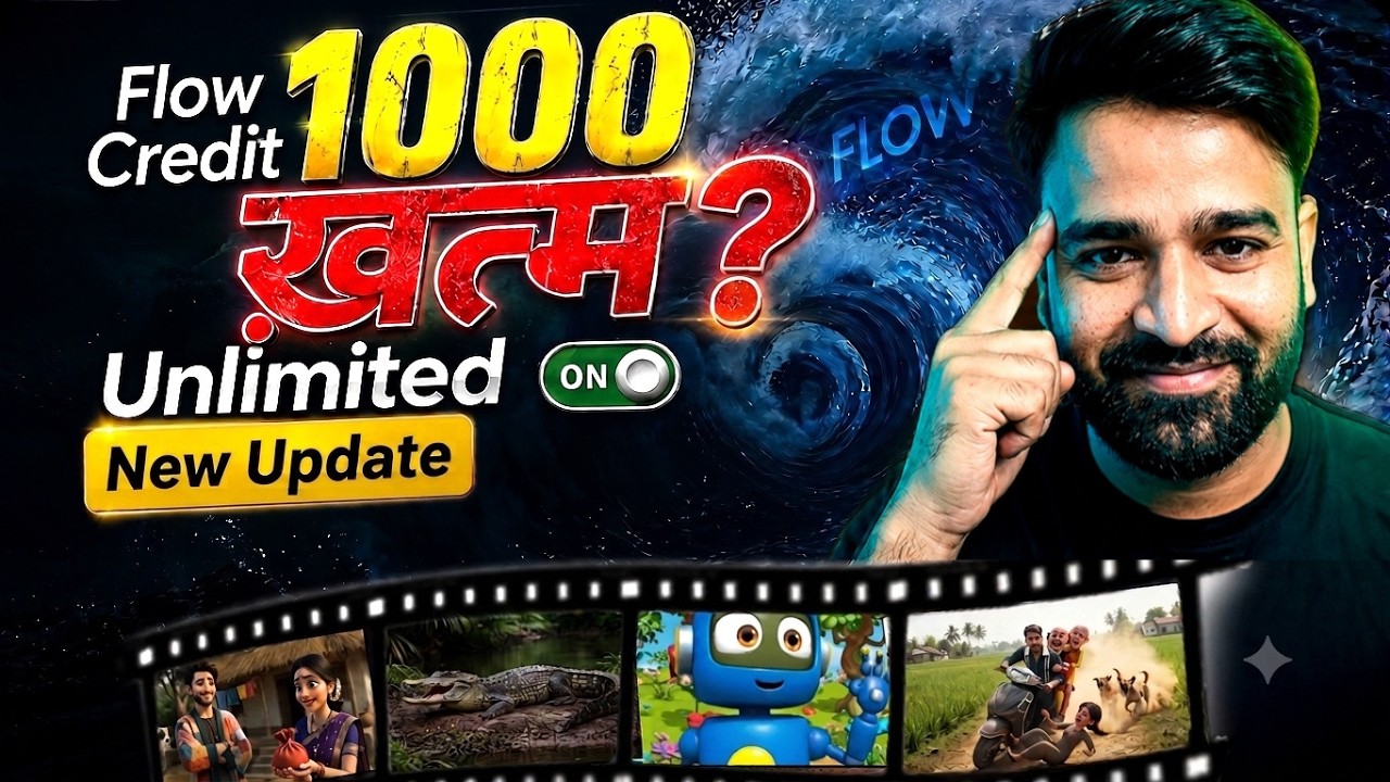 Flow AI Unlimited Credits Secret! 🤯 Free Me Flow AI Kaise Use Kare (1 Setting Trick)⁠