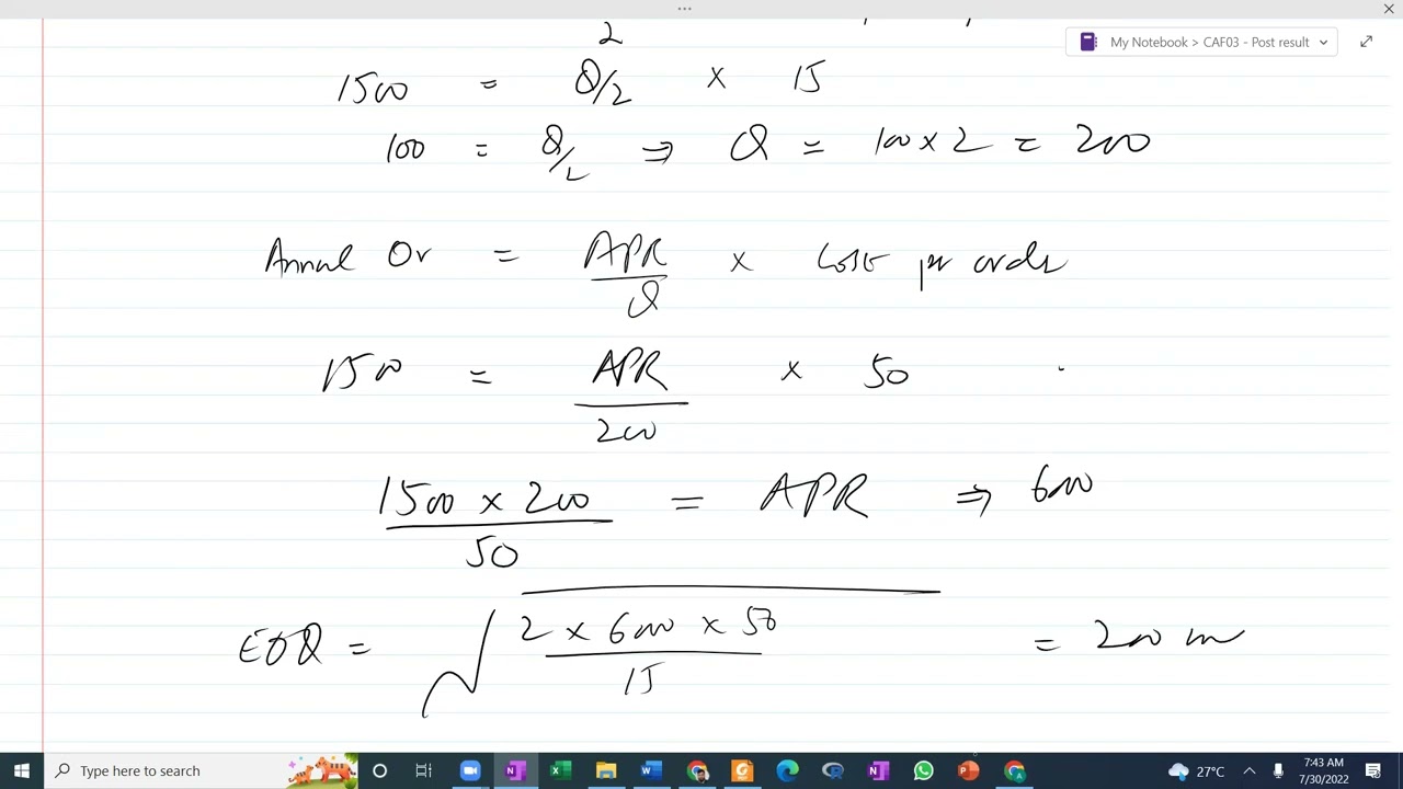 CAF 3 CMA | Inventory Management | Lecture # 3 | Sir Abdul Azeem | CA |