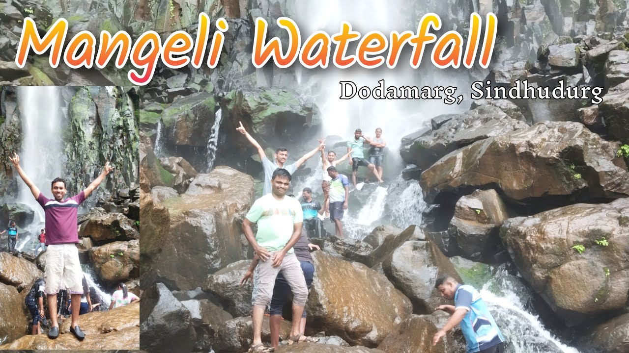 Mangeli Waterfall Dodamarg, Vlog By Krushnakant Nawkar