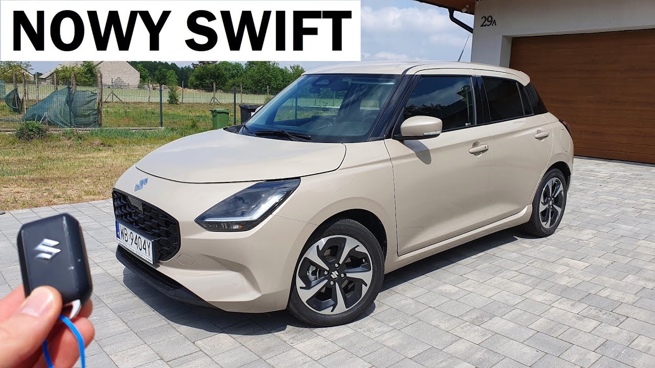 2024 Suzuki SWIFT - nowy kr&oacute;l segmentu B Test PL muzyk jeździ