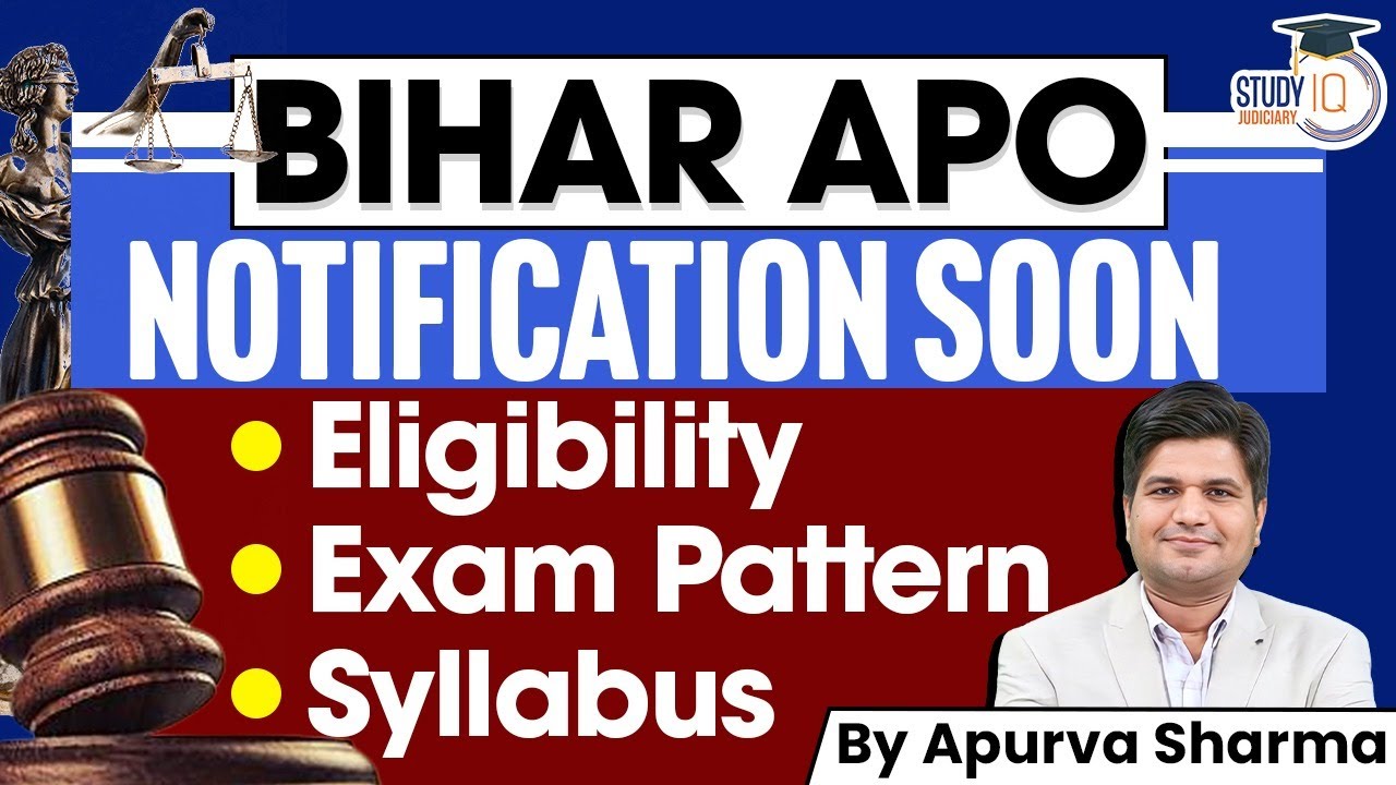 Bihar APO Exam 2026 | Eligibility, Exam Pattern, Syllabus | By:- Apurva Sharma