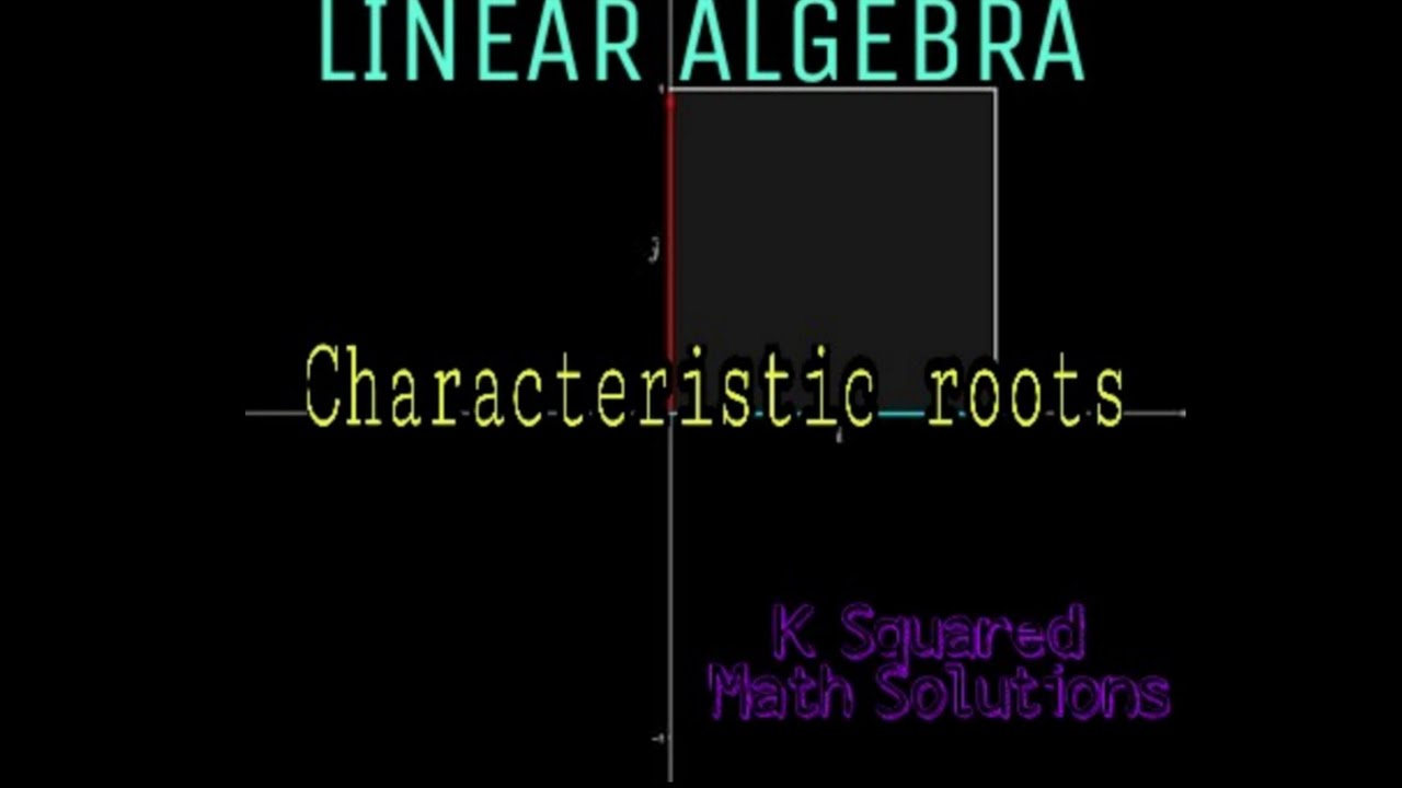 Characteristic roots of a matrix