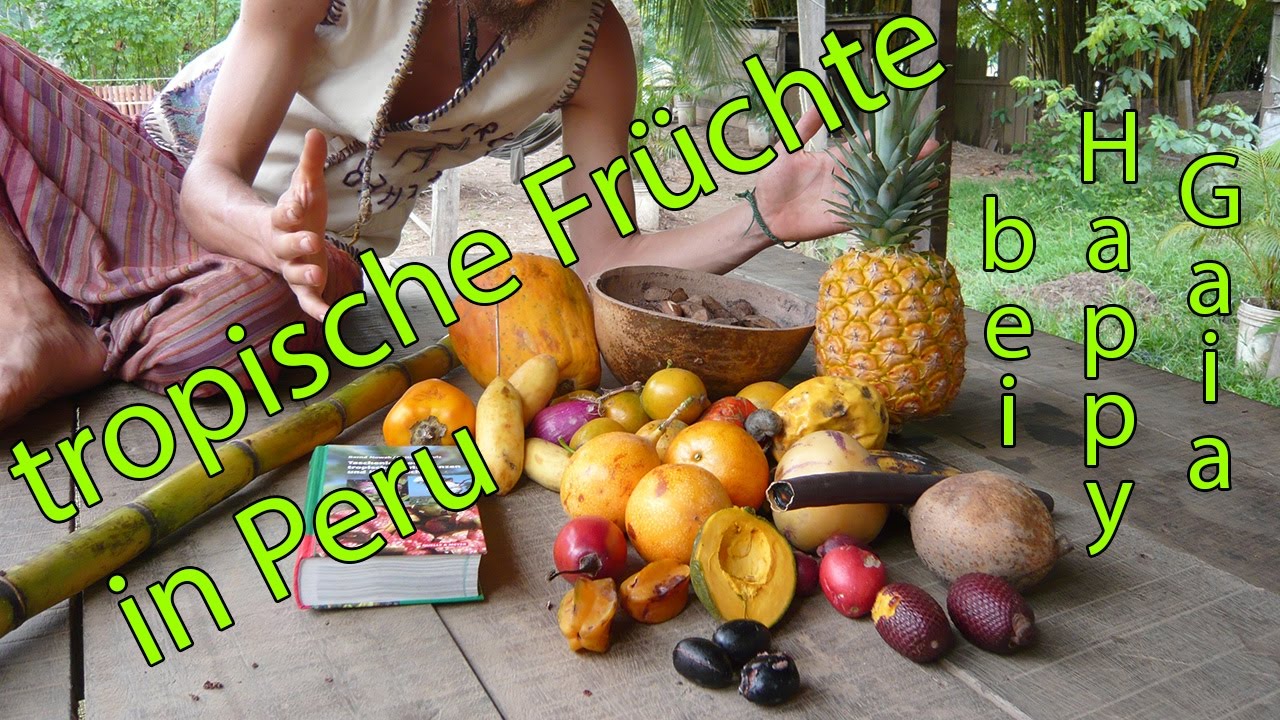 tropische Fr&uuml;chte in Peru &agrave; Happy Gaia