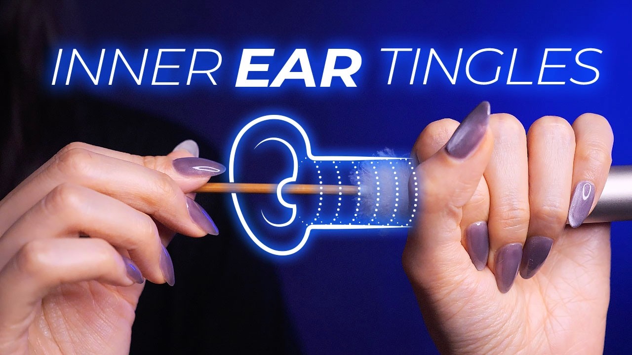 ASMR DEEPEST Inner Ear Tingles, 3D Ear Canal + Eardrum Brain Penetrating Scraping (No Talking)