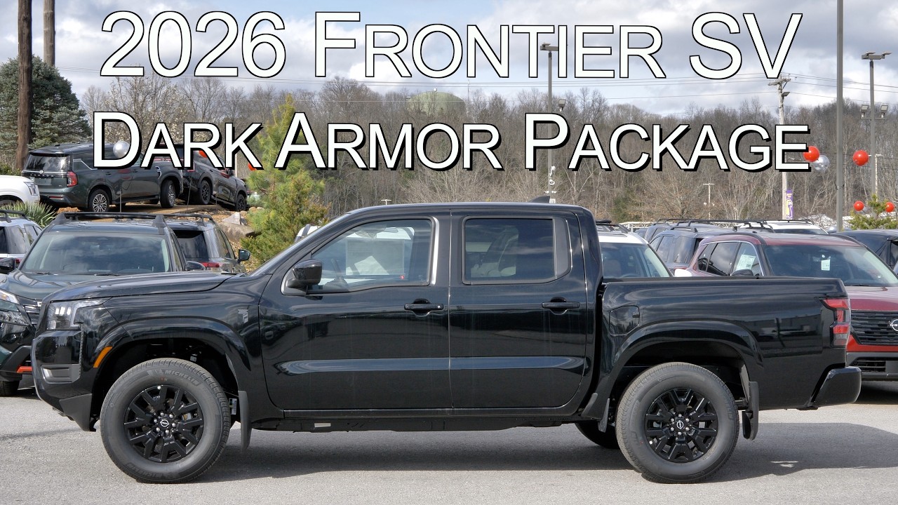 New 2026 Nissan Frontier SV Dark Armor Package at Nissan of Cookeville