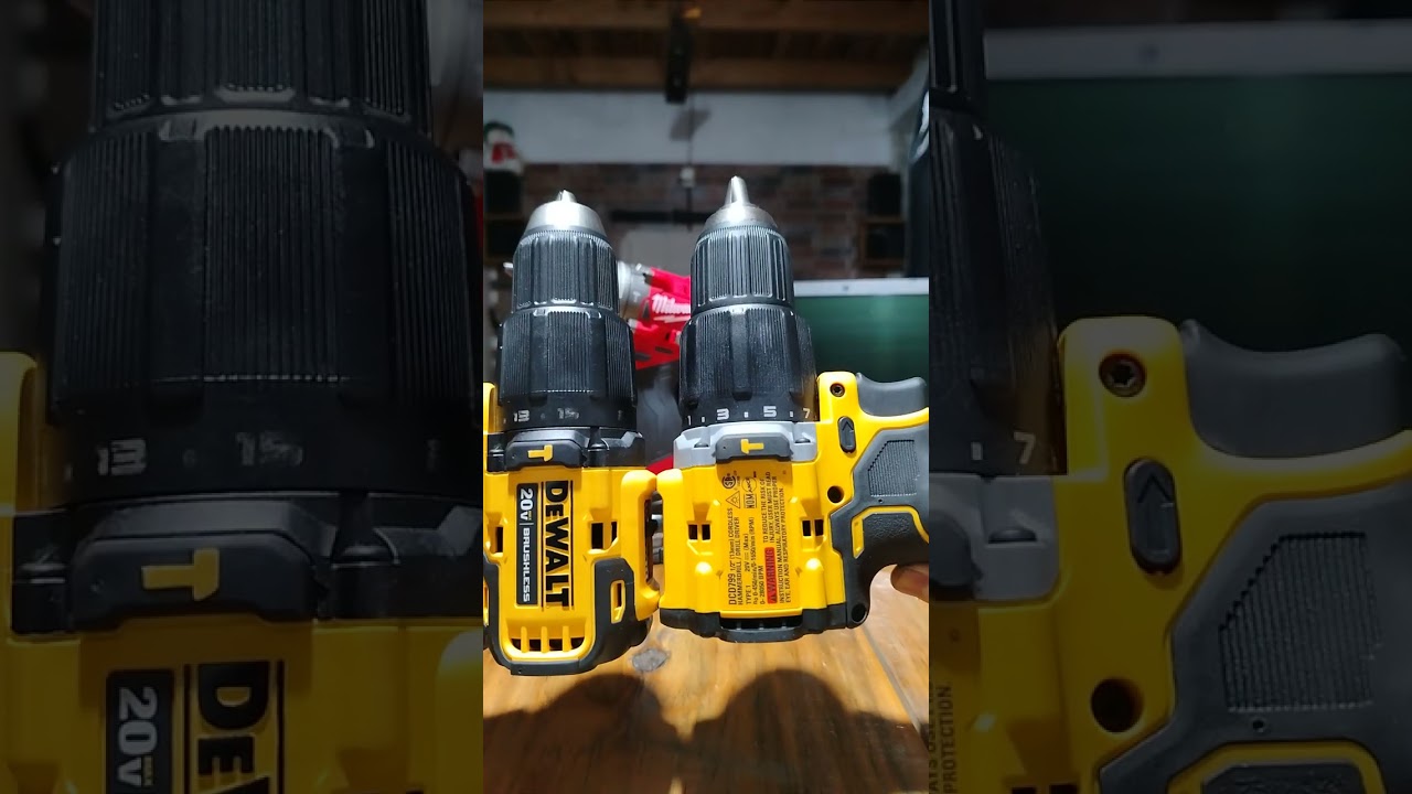 DEWALT DCD799 versus DCD709 Comparativa