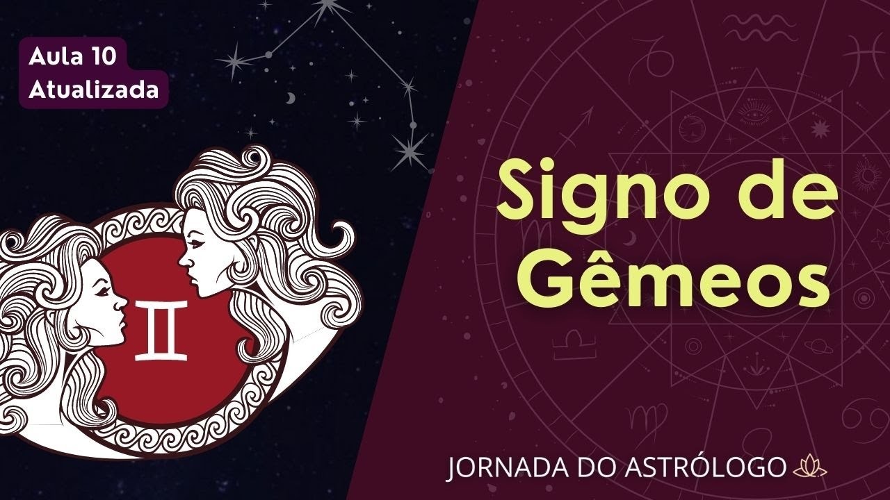 ♊Curso de Astrologia - O Signo de Gêmeos no Mapa Astral