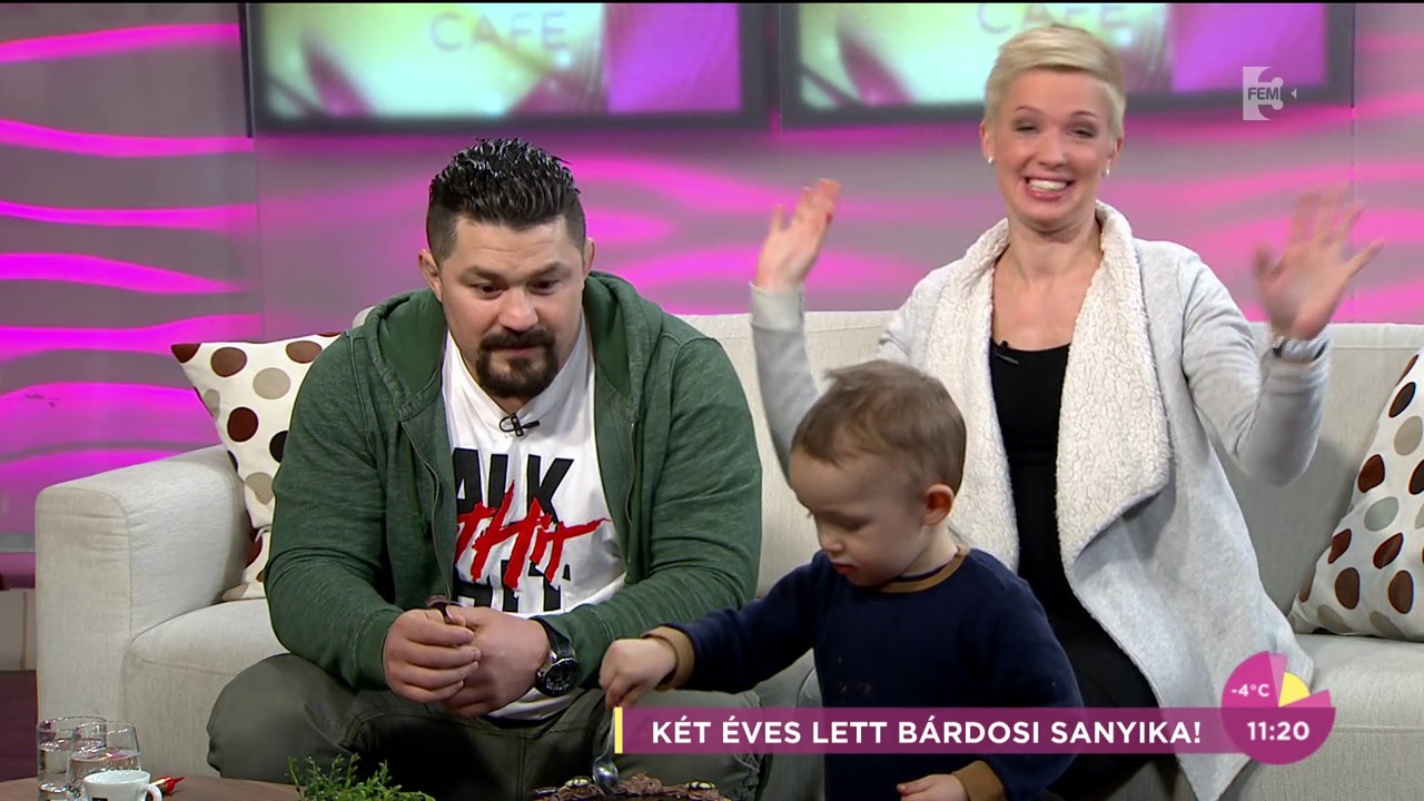 Aranyos: Bárdosi Sanyikát teljesen elvarázsolta a szülinapi tortája! - tv2.hu/fem3cafe