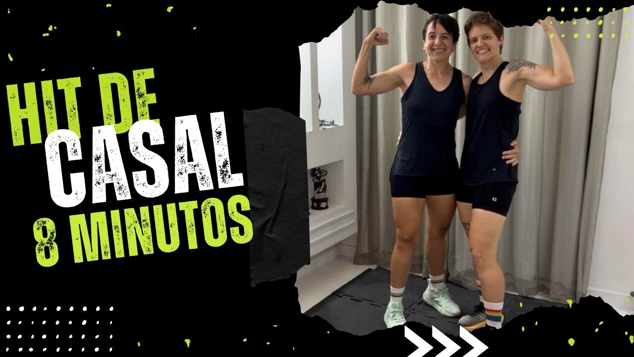 HIT em Casal | Queime Gordura em 8 Minutos em Casa