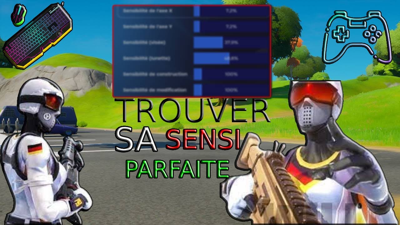 Comment Trouver sa Sensibilité parfaite sur FORTNITE clavier souris et manette