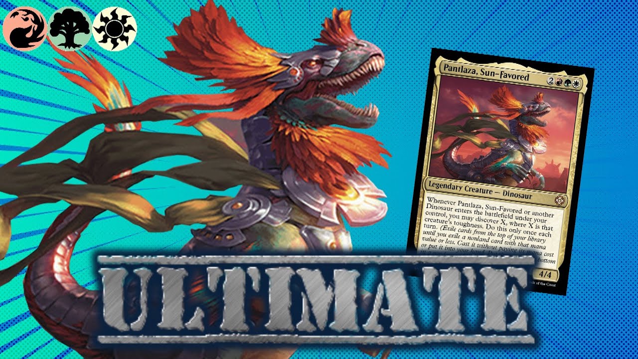 DINO BLINK! Pantlaza, Sun-Favored Ultimate Deck List | The Lost Caverns of Ixalan | EDH |