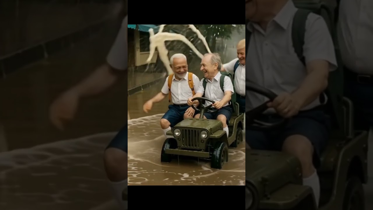 Savage Kids! 😂 Modi, Trump & Putin Splash Mud on Shehbaz | Imran Laughing Hard!