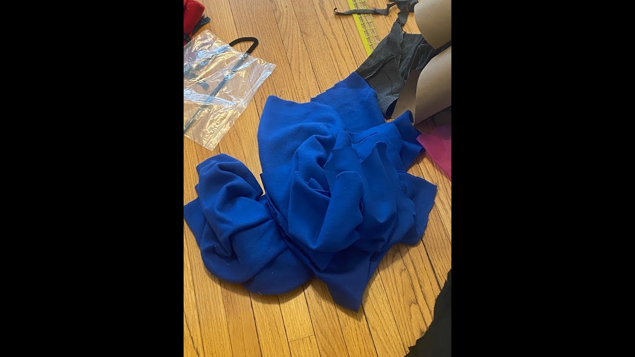 Making a blue hoodie (part 2)… #fashion #sewing #hoodie #blue