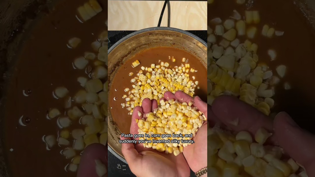Corn & Miso pasta🌽🧀 