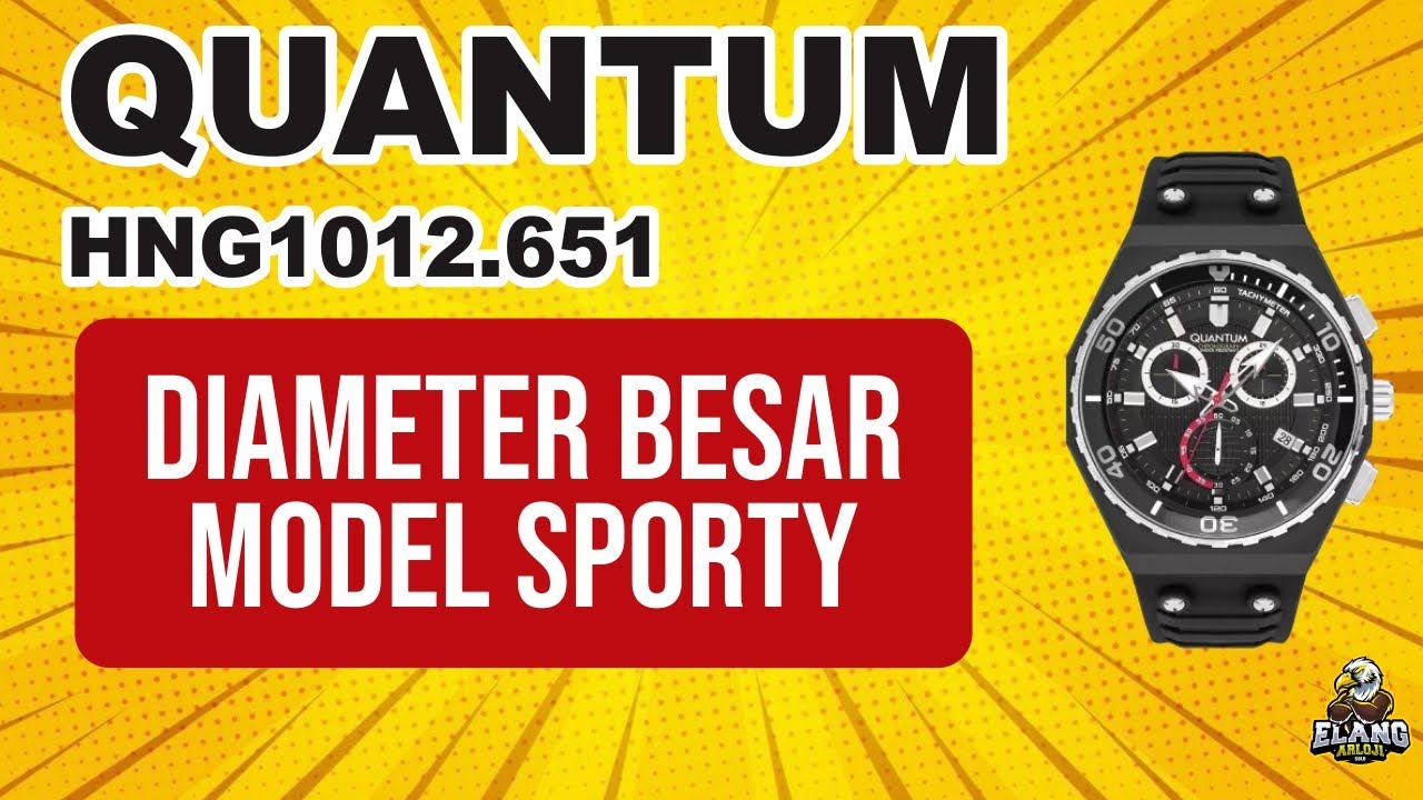 QUANTUM HNG1012.651 : JAM TANGAN QUANTUM DIAMTER BESAR MODEL SPORTY TERBARU (2025)