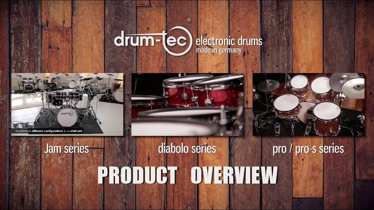 drum-tec electronic drums overview: Roland v-drums, Alesis, ATV, 2Box & Pearl Mimic compatible