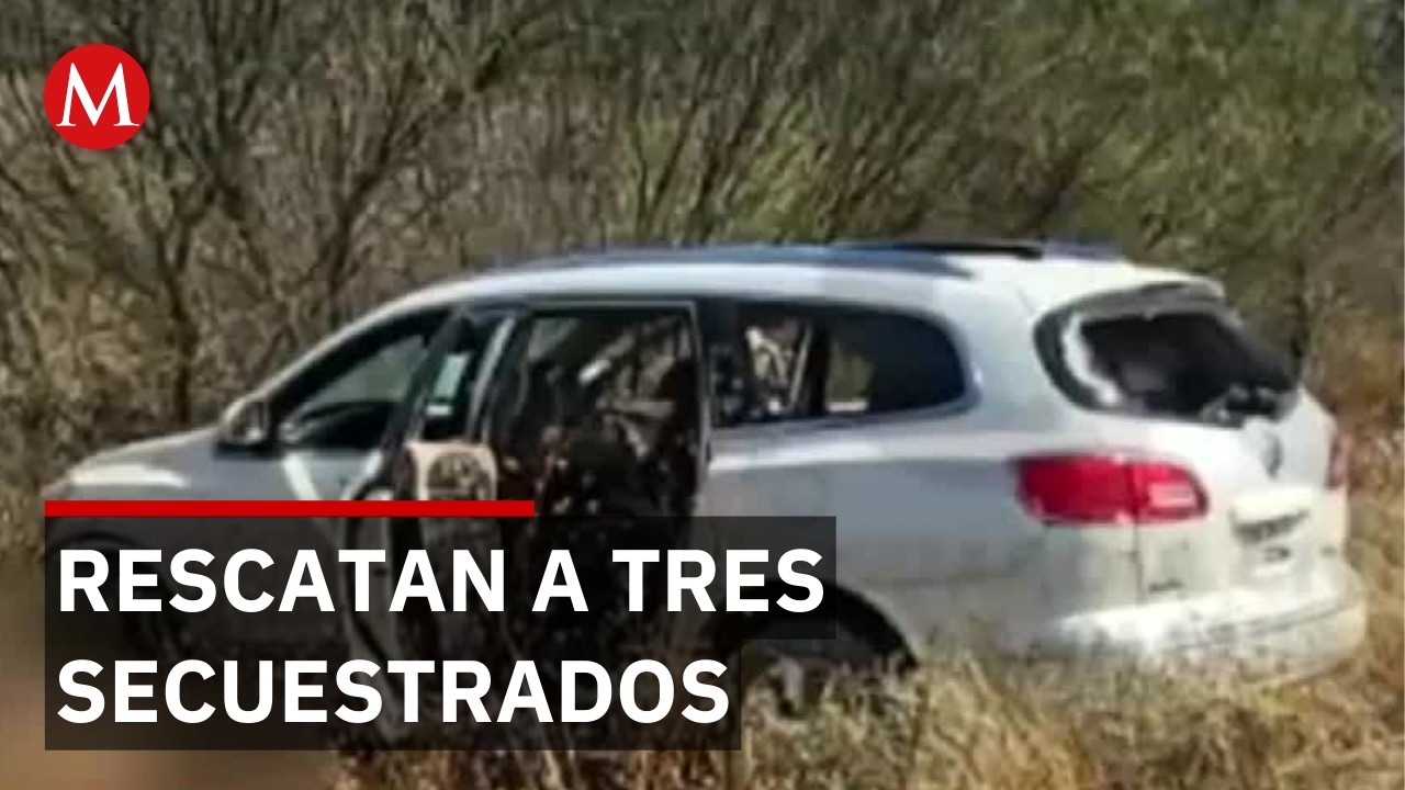 Rescatan a tres secuestrados y abaten a dos delincuentes en operativo en San Luis Potosí