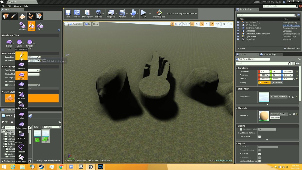 Ark Dev Kit Tutorial: 2 - Introduction to the Sculpt Tool!