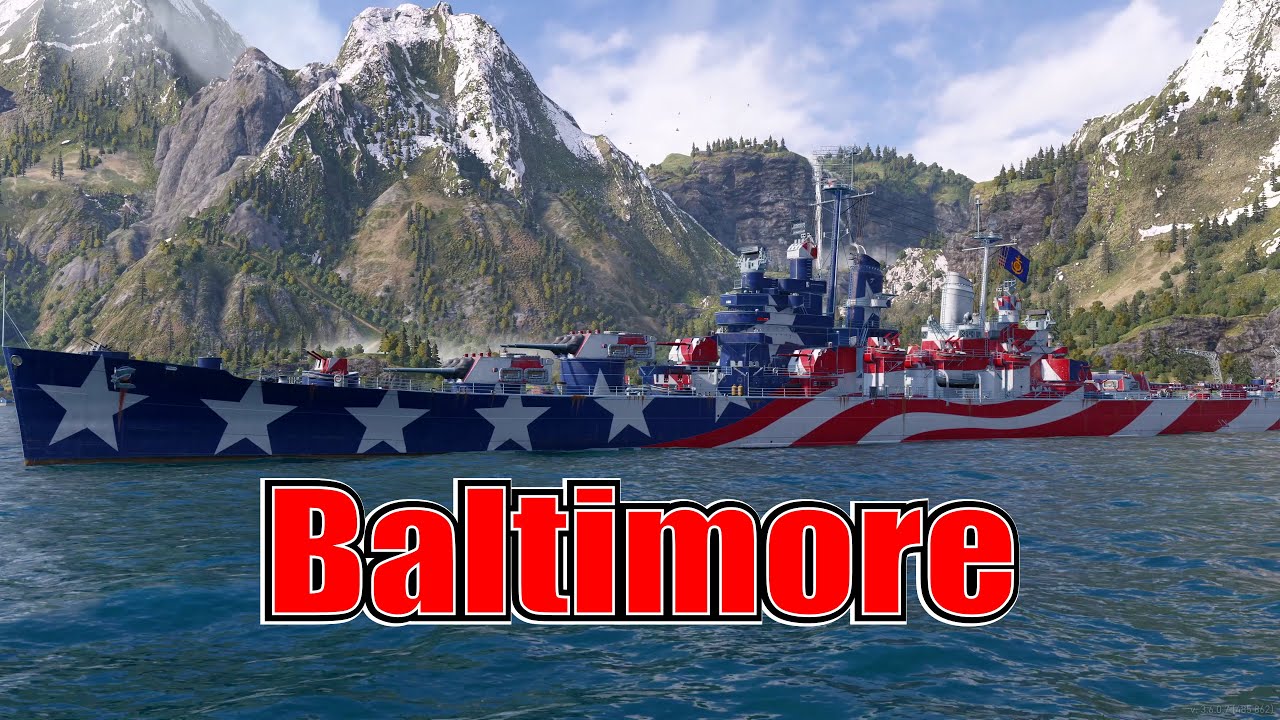 Path to The Baltimore Complete!  (World of Warships Legends Xbox Series X) 4k