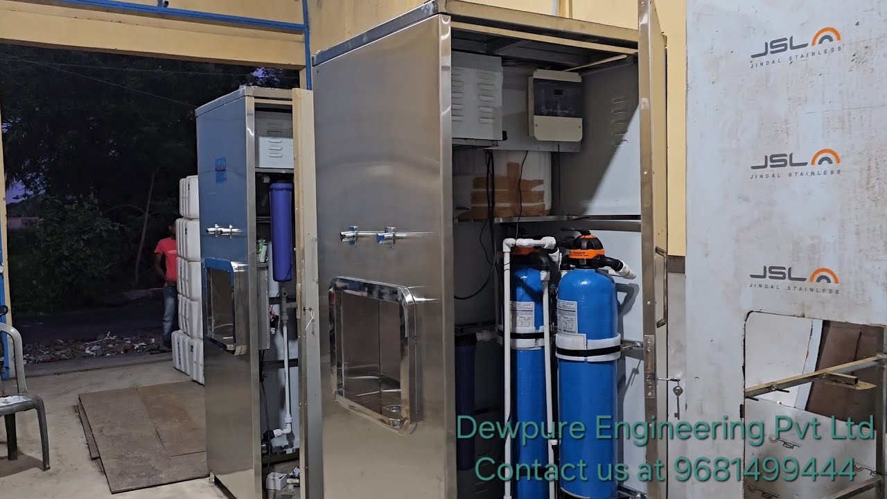 Coin, Card & UPI based Water Atm | Water Vending Machine | Ro with Cooler