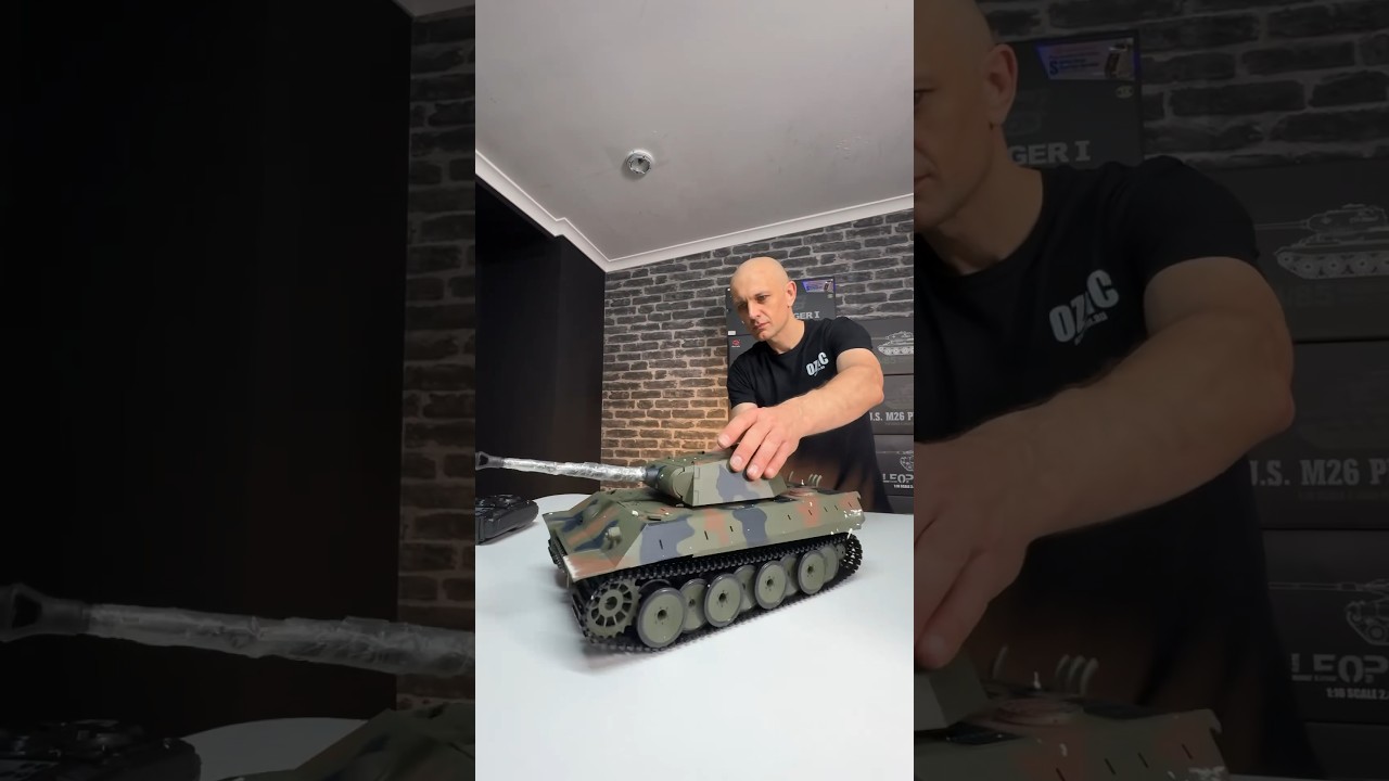 German PzKpfw Panther Type G remote control tank! #rctank #pzkpfw #panthertank #unboxing