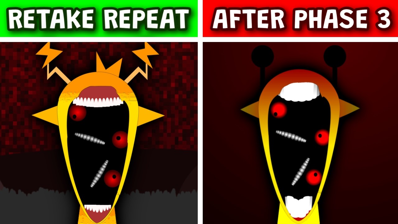 Sprunki Retake But Everyone Is REPEAT After Phase 3