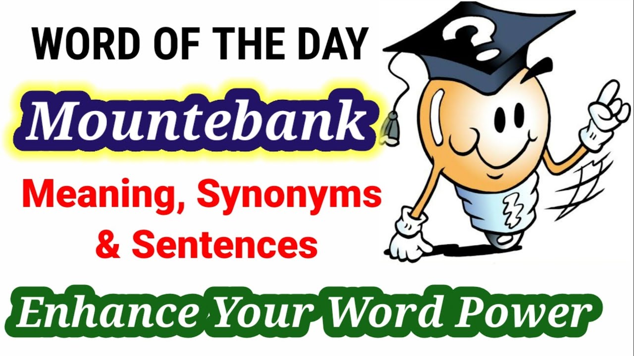 Meaning of Mountebank in English and Hindi | English Vocabulary Words | English Words with Meaning
