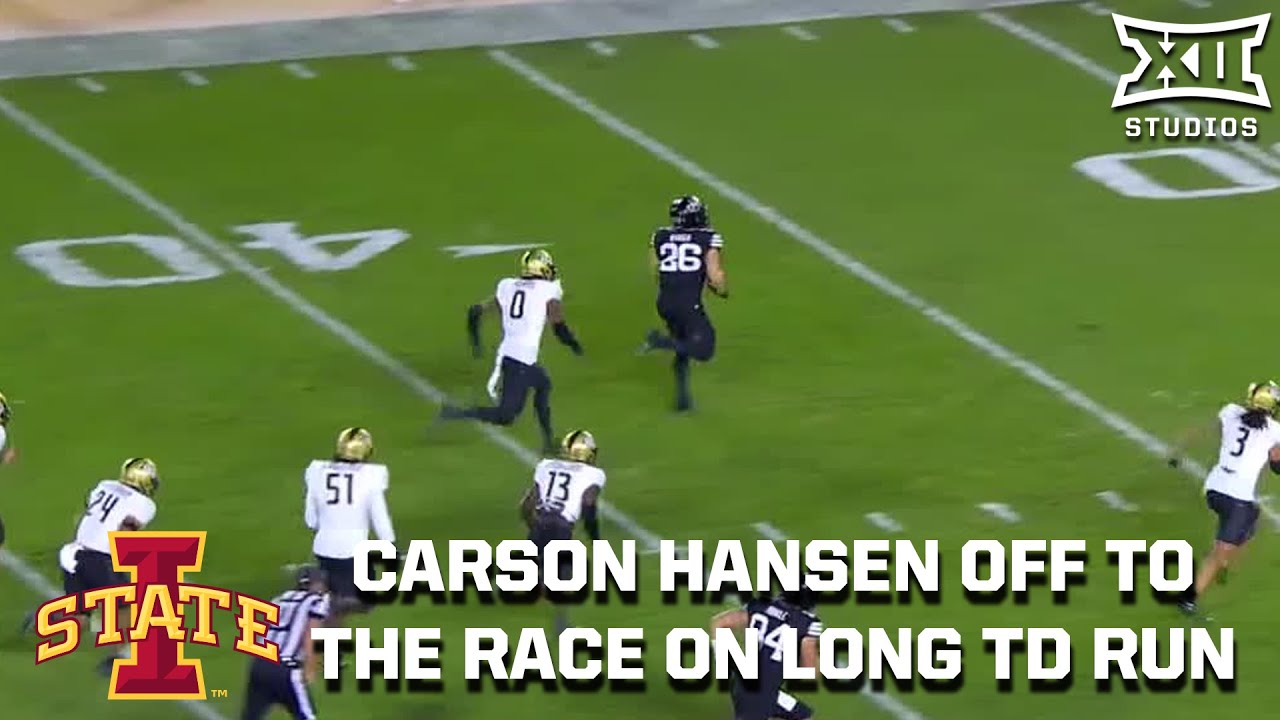 Carson Hansen Breaks Free for 57-Yard TD Run