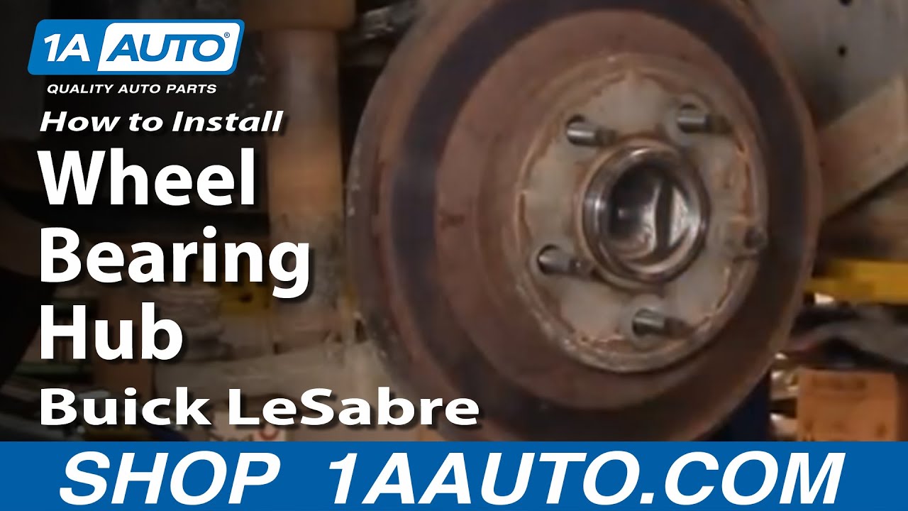How To Replace Rear Wheel Bearing & Hub 00-05 Buick LeSabre