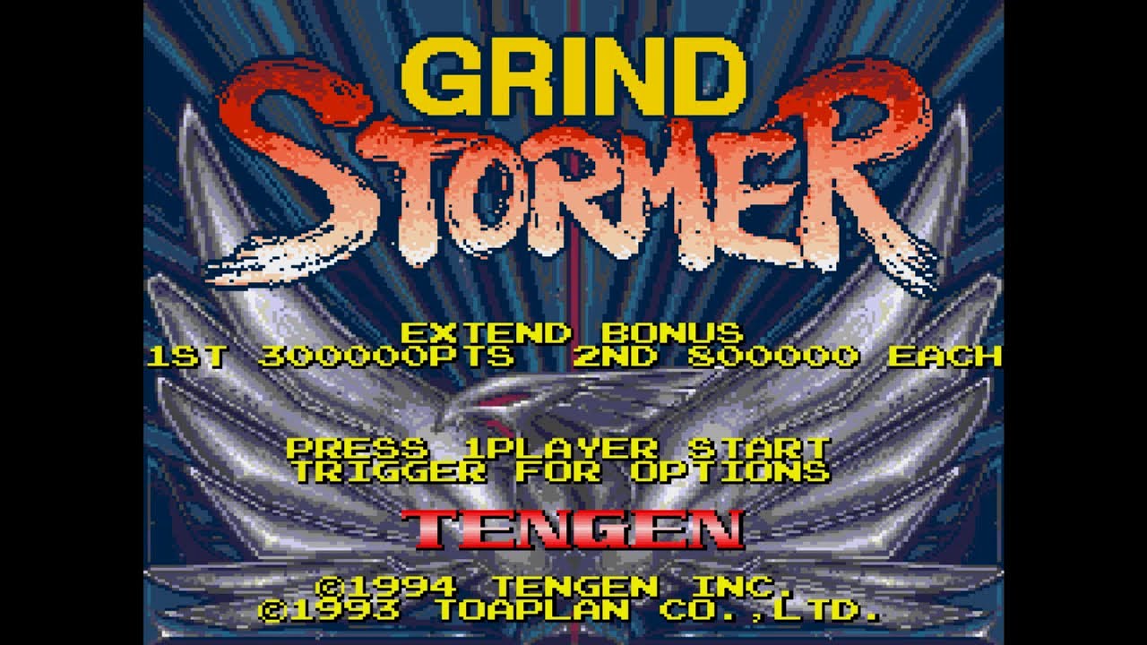 Grind Stormer / V-Five, V-V (ヴイ・ファイヴ) . [Mega Drive]. 1LC. No Death. 60Fps.