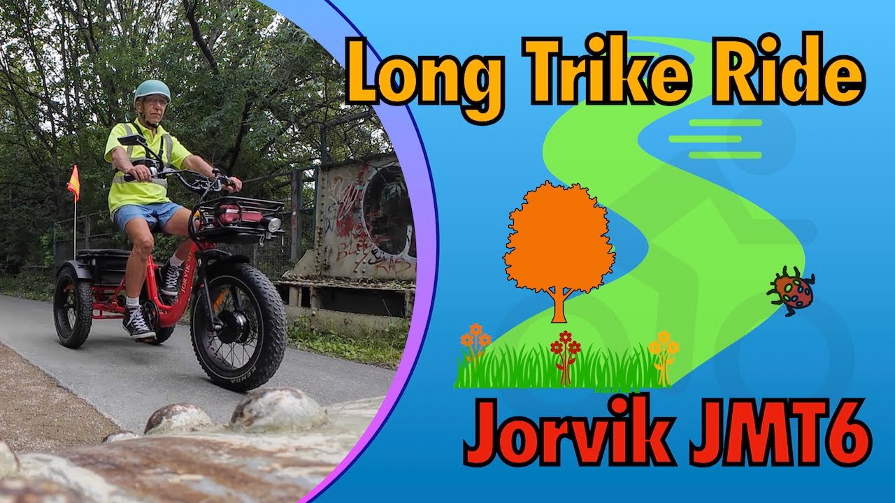 Long Jorvik trike ride to old Iron bridge