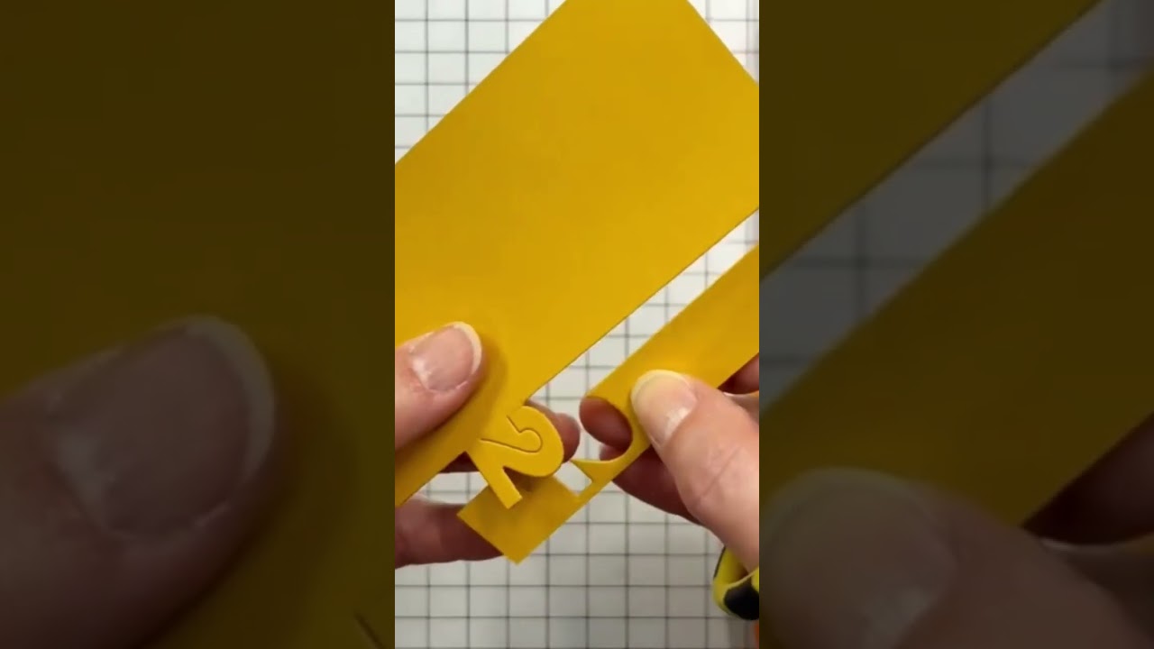 Hinge Die Cut Special Date Card Idea