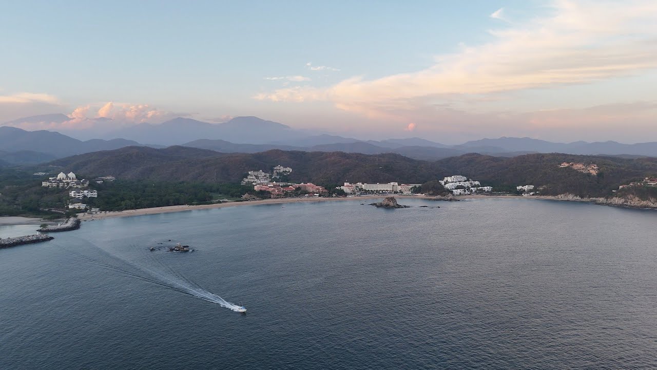 Huatulco Sunset - 4K  Drone Footage