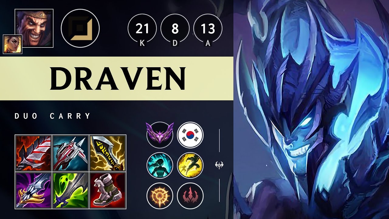 Draven ADC vs Jhin: Unstoppable - KR Master Patch 14.19