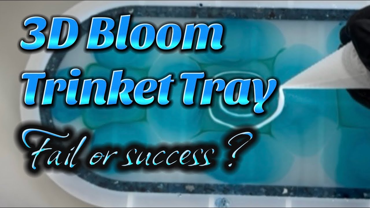 #140 I Made a Resin Bloom Trinket Tray