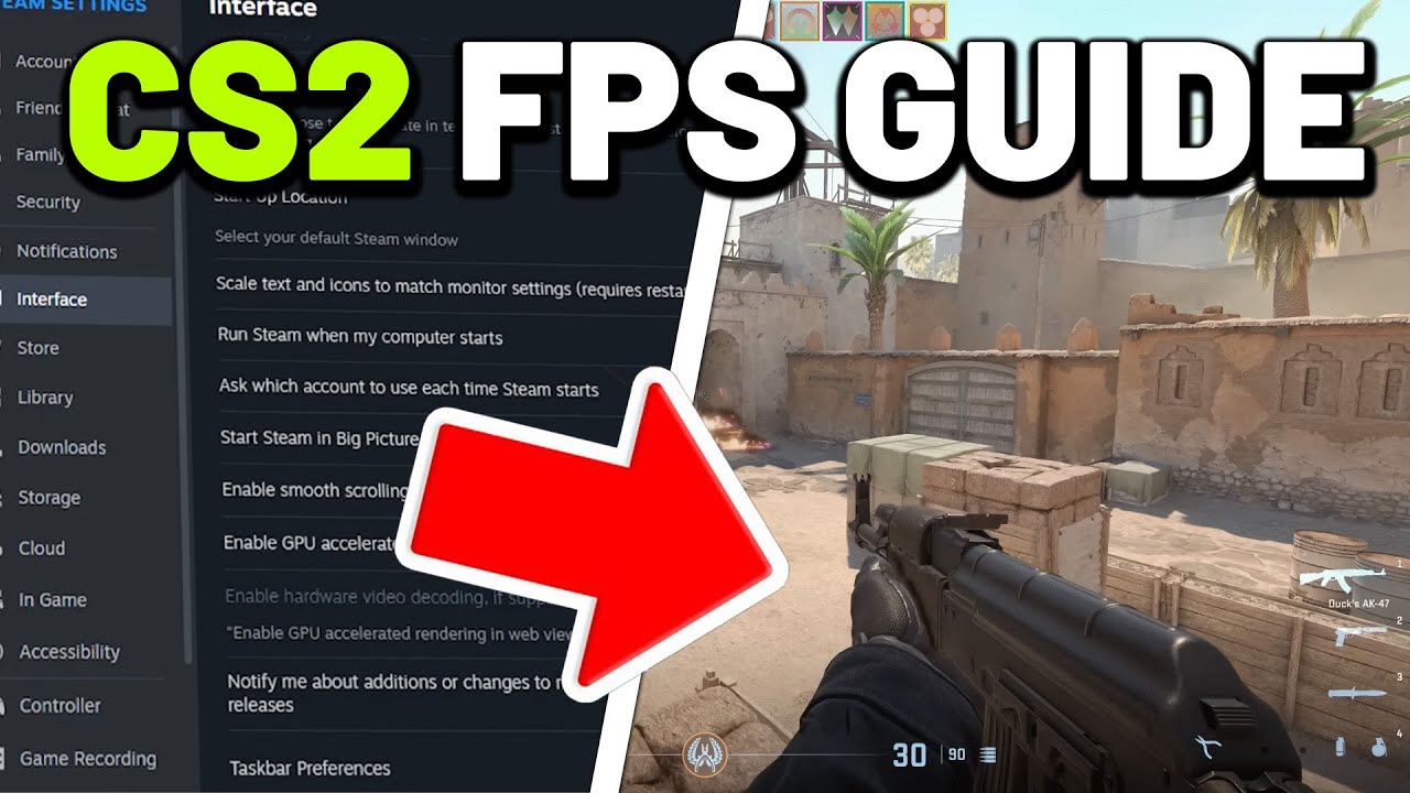 CS2 FPS BOOST – Исправлены просадки FPS, зависания и задержки (обновление 2026 года)