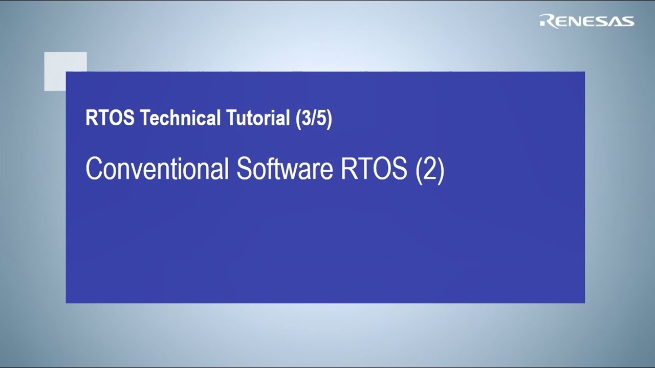 RTOS Tutorial (3/5) : Semaphore and event flag