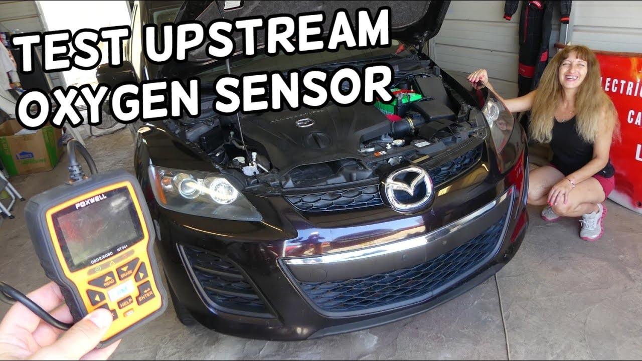 HOW TO TEST UPSTREAM OXYGEN SENSOR LAMBDA SENSOR ON MAZDA CX-7 CX7