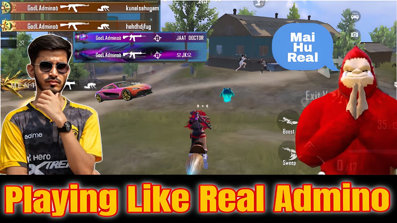 1 दिन के लिए मैं बना Godlike Admino 👑 | सबको लगा Real Admino खेल रहा है BGMI